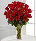 Twenty Four Red Roses in a Vase from your Sebring, Florida florist