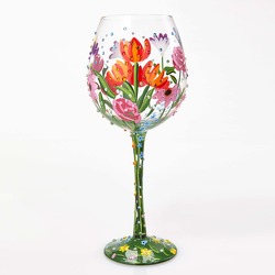 Lolita Wine Glass Spring Bling from your Sebring, Florida florist