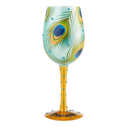 Lolita Pretty As A Peacock Wine Glass from your Sebring, Florida florist