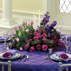 Purple Passion Reception Centerpiece from your Sebring, Florida florist