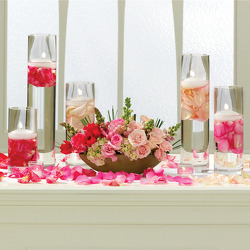 Blushing Beauty Altar Arrangement from your Sebring, Florida florist