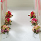 Blushing Beauty Aisle Flowers from your Sebring, Florida florist