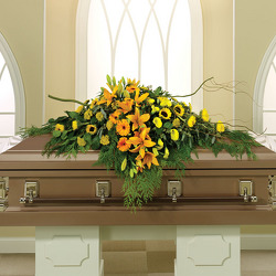 Nature's Glory Casket Spray from your Sebring, Florida florist