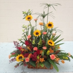 Rustic Autumn Sympathy Basket from your Sebring, Florida florist