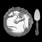 Arthur Court Horse Plate With Server from your Sebring, Florida florist