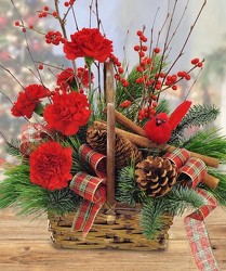 Christmas Basket of Cheer from your Sebring, Florida florist