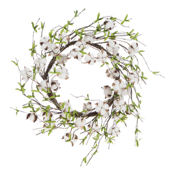 Cotton Boll Wreath from your Sebring, Florida florist