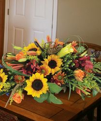 Lush Fall Centerpiece from your Sebring, Florida florist