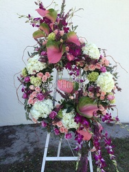 Tropical Feminine Wreath from your Sebring, Florida florist