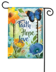 Faith Hope Love Flag from your Sebring, Florida florist