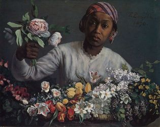 Frederic Bazille Young Woman With Flowers from your Sebring, Florida florist