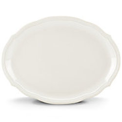 French Perle Bead White 16" Platter from your Sebring, Florida florist