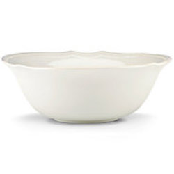 French Perle Bead White Serving Bowl from your Sebring, Florida florist