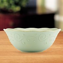 French Perle Ice Blue Serving Bowl from your Sebring, Florida florist
