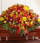 Fall Colors Casket Spray from your Sebring, Florida florist