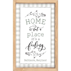 Home Is A Feeling Wall Decor Sebring from your Sebring, Florida florist