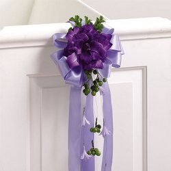 Lavender Pew Decoration from your Sebring, Florida florist