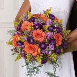 Hot Tropics Bridal Bouquet from your Sebring, Florida florist