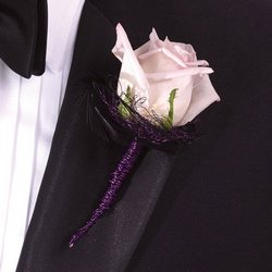 Pink Rose Boutonniere from your Sebring, Florida florist