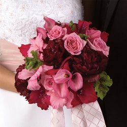 Blushing Romance Bridal Bouquet from your Sebring, Florida florist