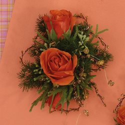 Double Rose Corsage from your Sebring, Florida florist