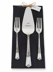Mud Pie Just Married Serve Set from your Sebring, Florida florist
