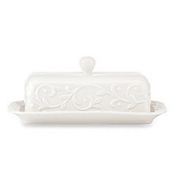 Lenox Opal Innocence Carved Butter Dish from your Sebring, Florida florist