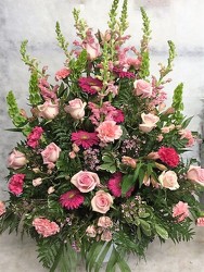 Pink Sympathy Vase from your Sebring, Florida florist