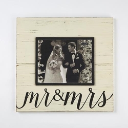 Mud Pie Mr and Mrs Picture Frame from your Sebring, Florida florist