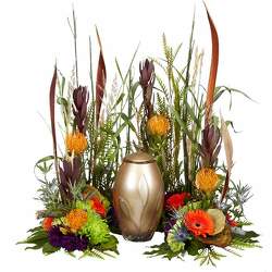 Outdoorsman Urn Arrangement from your Sebring, Florida florist