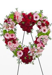 Heart Of Red And Pink from your Sebring, Florida florist