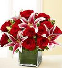Rose & Lily Cube Bouquet from your Sebring, Florida florist