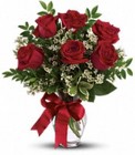Six Red Roses Arranged from your Sebring, Florida florist