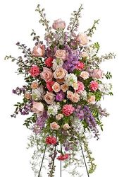 Standing Spray Lavender White Pink from your Sebring, Florida florist