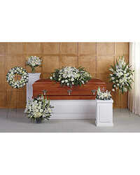White Tribute Grouping from your Sebring, Florida florist