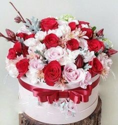 Hat Box of Roses from your Sebring, Florida florist