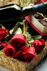 Wine Roses and Chocolates from your Sebring, Florida florist