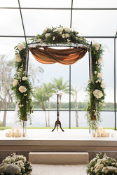 Ceremony Arch In White from your Sebring, Florida florist