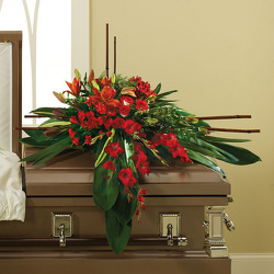 In His Honor Casket Spray from your Sebring, Florida florist