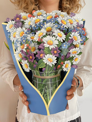 Field of Daisies Pop Up Card from your Sebring, Florida florist