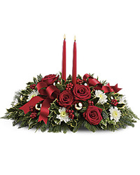 Happy Holidays Centerpiece from your Sebring, Florida florist