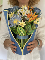 Tropical Bouquet Pop Up Card from your Sebring, Florida florist