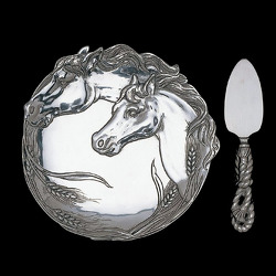 Arthur Court Horse Plate With Server from your Sebring, Florida florist