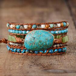 Pueblo Vista Jasper Wrap Bracelet from your Sebring, Florida florist