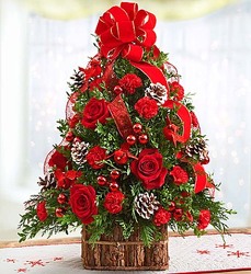 Yuletide  Greetings Tree from your Sebring, Florida florist