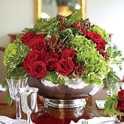 Southern Christmas Centerpiece