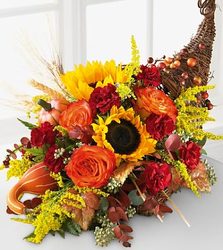 Thanksgiving Cornucopia from your Sebring, Florida florist