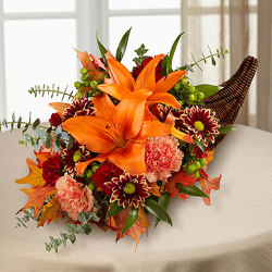 Thanksgiving Autumn Cornucopia from your Sebring, Florida florist