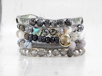 Domino Stack Bracelet Set from your Sebring, Florida florist