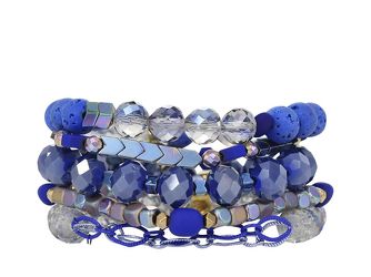 Erimish Indigo Stack Bracelets Set of Five from your Sebring, Florida florist